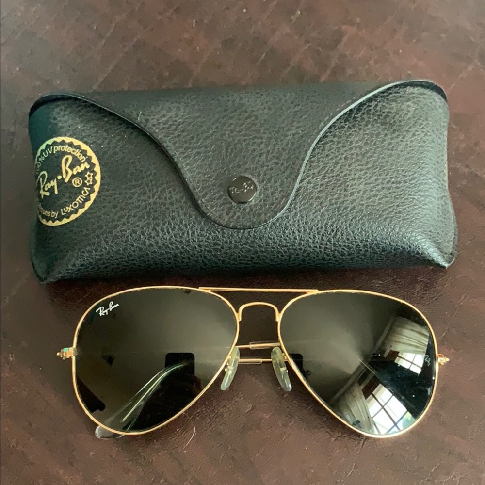 Ray Ban Aviators Size 58 (Standard)